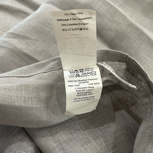 SOLD - Pottery Barn Belgian Flax Linen Sheer curtain panel - Picture 3 of 7